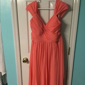 Watermelon Azazie Dress